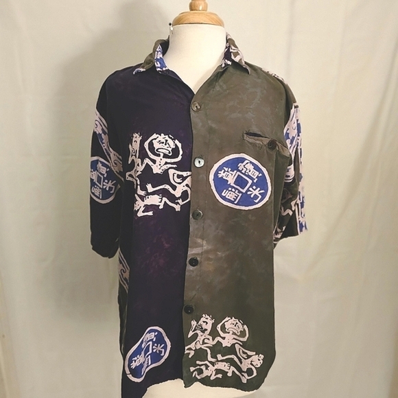 Blue Butterfly Handmade Shirt - Picture 4 of 5